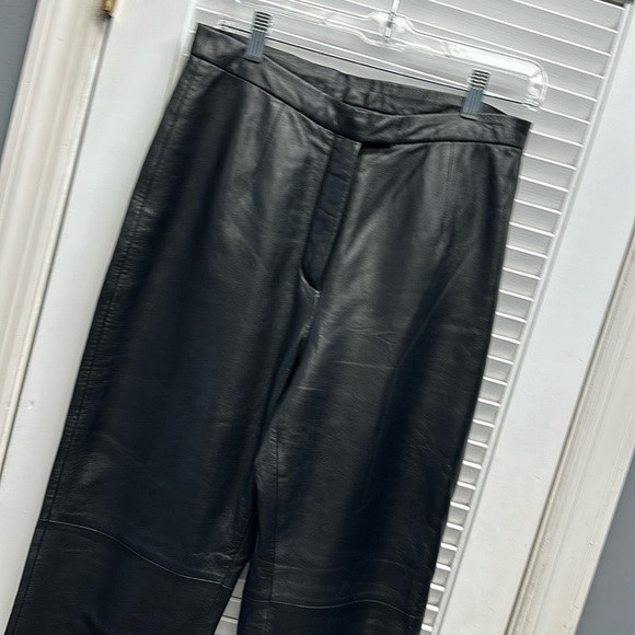 LEATHER PANTS   Vintage from JLC NY SIZE 10 - Picture 2 of 10